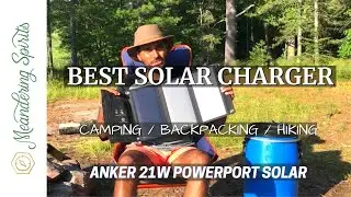 Camping Solar Charger Review [Anker 21W PowerPort Solar] - Backpacking | Hiking