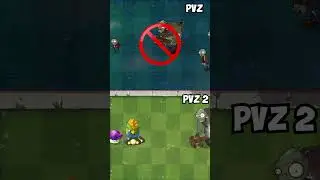 Pvz 2 Vs Pvz - Fume Shrooms & Cob Cannon Vs Gargantuar Zombie #shorts