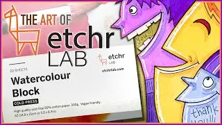 Etchr Mini Watercolor Block Review  |  The Art of EtchrLab