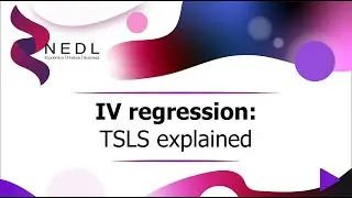 Instrumental variable regression: TSLS explained (Excel)