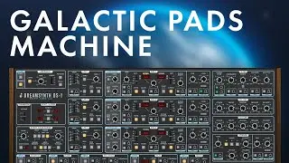 Cherry Audio Dreamsynth Sound Demo (No Talking, Galactic Pads Preset Pack Preview)