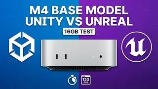 Mac mini M4 Game Dev Benchmark Unity HDRP FPS vs Unreal Engine