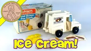 Vintage 1975 Good Humor Playskool Ice Cream Fun Truck