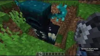 footage of me struggling to one-shot the WARDEN with the NEW MINECRAFT WEAPON 'THE MACE'