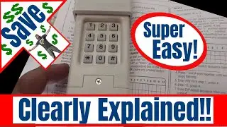 🆕Garage Door Opener How To Program A Wireless Chamberlain Universal Keypad🆕