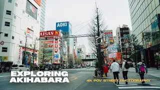 Exploring Tokyo's Electric Town!! - 4K POV Street Photography