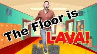The Floor Is Lava | Brain Break | Challenge Children's Song
