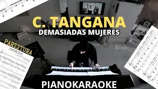 C Tangana - Demasiadas mujeres (Partitura + PianoKaraoke)