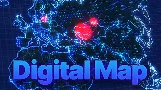 How to Make 3D Map Animation? (After Effects Tutorial) | No Plugin