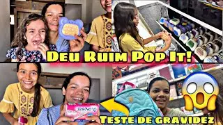 😩DEU TRETA NOVO POP IT DA IZA|COMPREI TESTE DE GRAVIDEZ!!!
