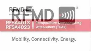 RFMD's Temperature-Compensating Attenuators