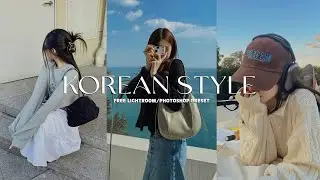 Korean Style Lightroom Preset | Soft Pastel Aesthetic Editing