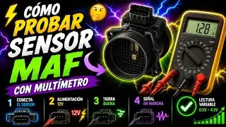 HOW TO TEST MAF SENSOR WITH MULTIMETER