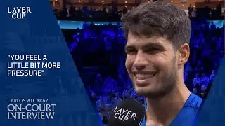 Carlos Alcaraz On-Court Interview | Laver Cup 2024 Match 6