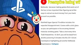 Salty Bethesda hater review bombs Starfield already 3 months before the game even releases