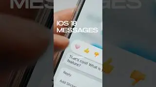 iOS 18 Messages MAJOR UPGRADES! 🔥