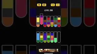 Прохождение Water Sort Puzzle level 299 👍🏻👍🏻👍🏻