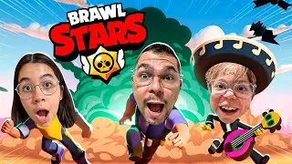 SARAH E ELOAH JOGAM PELA PRIMEIRA VEZ O JOGO BRAWL STARS COM O PAPAI - Sarah de Araújo Games