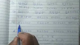 Arrange the numbers in ascending order -class 3 |Write the numbers in ascending order