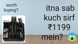 Flipkart Smartbuy Grooming Kit|Beard Trimmer|Unboxing|Review