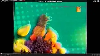 Заставка рекламы (М1, октябрь 2001)Фрукты