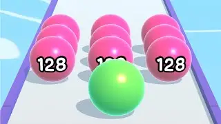 Ball Run2048 - All Levels Gameplay Android, iOS (Levels University 3)
