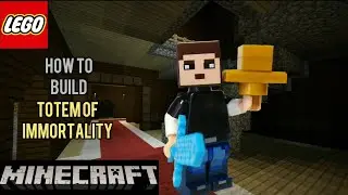 -TUTORIAL-How to build totem of immortality in Lego-(MINECRAFT).
