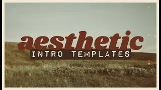 trendy aesthetic intro templates // munmilks
