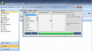 Dynamics Microsoft CRM: Set Choice Based on Picklist Script Tutorial for Script Generator Product