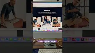 Creative About us page design in figma ui for the e-commerce website. 