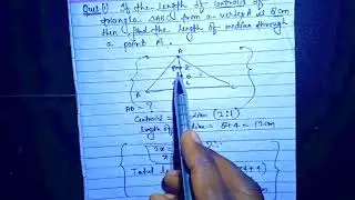 triangle : centroid \ circumcentre \ incentre | median of triangle find