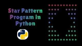 star pattern program in python