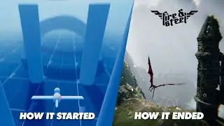 Fire & Steel Dragon Game Made With Unity3d, How It Started Vs. How It Ended