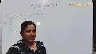 Maths - Multiplication using two digit number