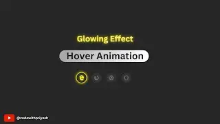 Glowing  Icons Effect - Cool CSS Animation Effect