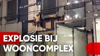 Brand na explosie Elckerlijcstraat (28-10-2024, Amsterdam)