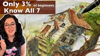 ▶︎7 Techniques Professionals Use To Mix Watercolour - art for beginners- Lightwish 24 color review