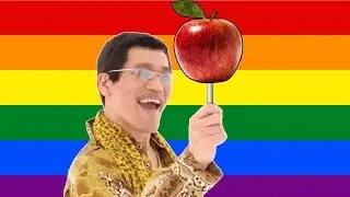 PPAP pen pineapple apple pen (with real apple and pineapple)