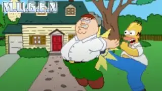 Homer Simpson VS Peter Griffon - Cartoon Fighters by Obinator Gaming