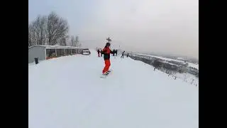 Snowboarding, Lata Track, Jan 22