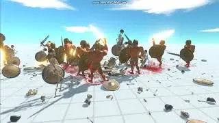 Skeleton squad vs squads: Achilles's, Rome, Sparta in Animal Revolt Battle Simulator!!! - GamesTI