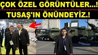 ÇOK ÖZEL GÖRÜNTÜLER...! TUSAŞ'IN ÖNÜNDEYİZ...!