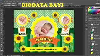 CARA MEMBUAT DESAIN BIODATA BAYI