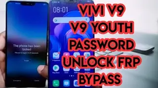 VIVO V9 V9 youth (1727) FRP Bypass | pattern unlock  password unlock by UMT 
