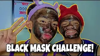 BLACK MASK CHALLENGE! (SUPER LT HAHAHAHA) | SIBLINGS EDITION