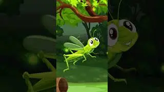 Cute Grasshopper Animation GREEN SCREEN (No Copy Rights)