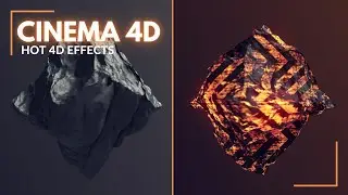 Cinema 4d abstract Tutorial | Hot4d plugin for cinema 4d r19