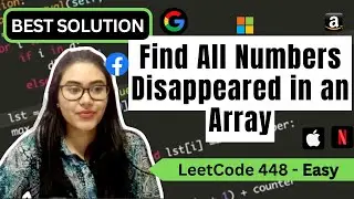 Find All Numbers Disappeared in an Array - LeetCode 448 - Python [O(n) time and O(1) Space!]