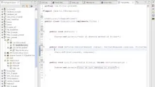 what is java filter with introduction and example