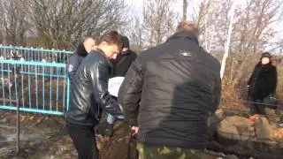 Похороны казака Гладких Григория Константиновича. 18.12.2014
